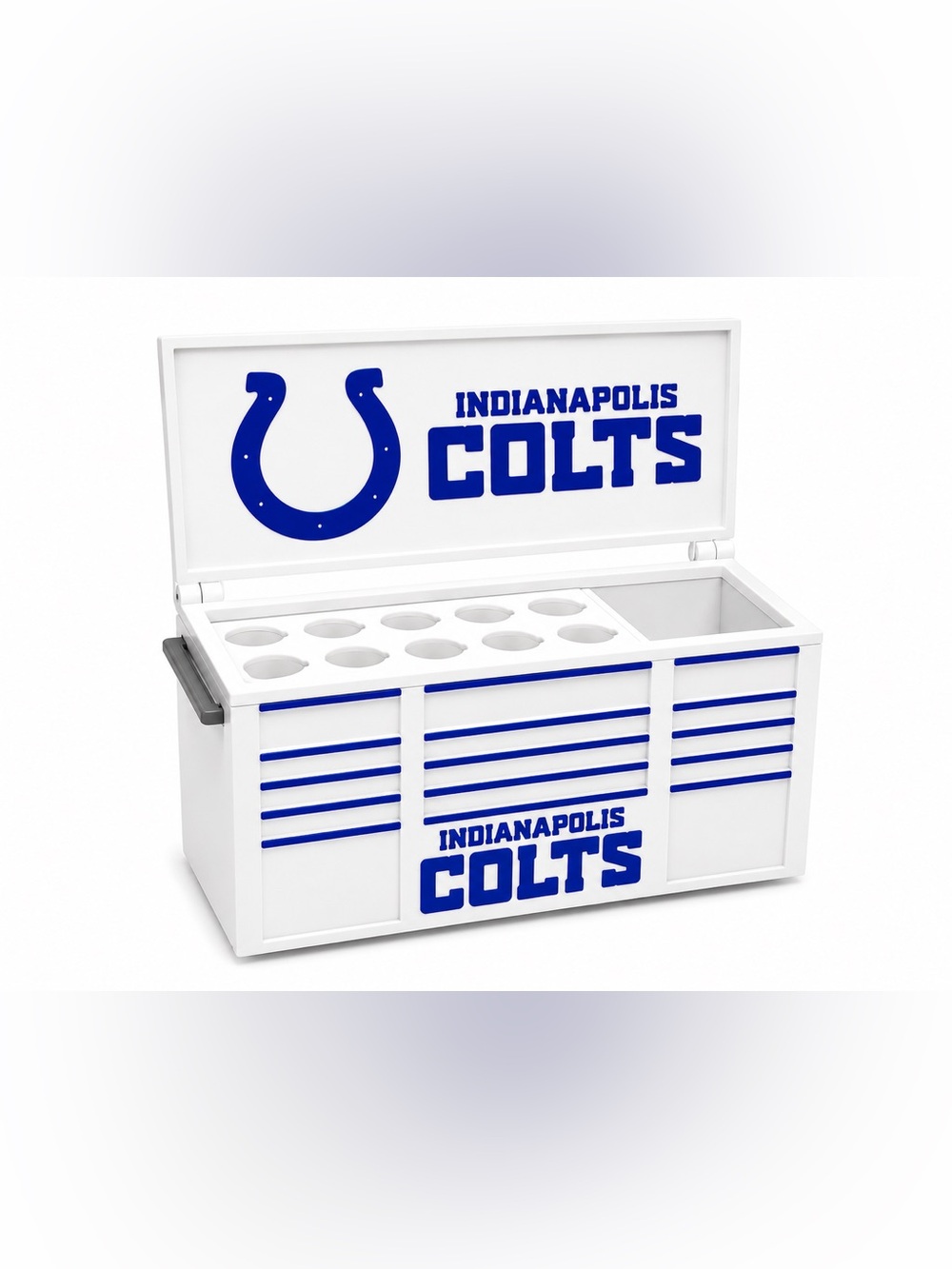 Indianapolis Colts Mini Toolbox Pen And Trinket Holder Desk Top Organizer